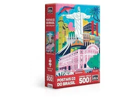 Quebra-Cabeça Educativo 500 Peças